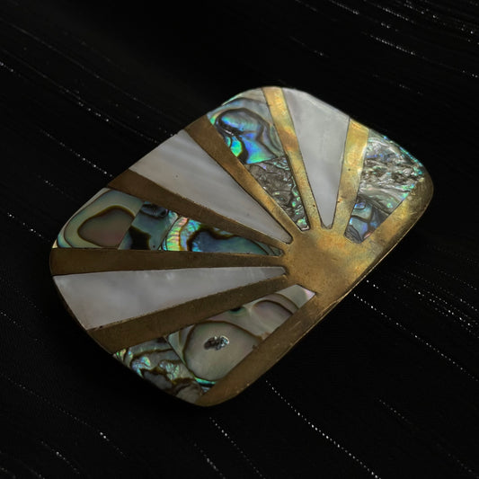 1970's Sunrise Belt Buckle