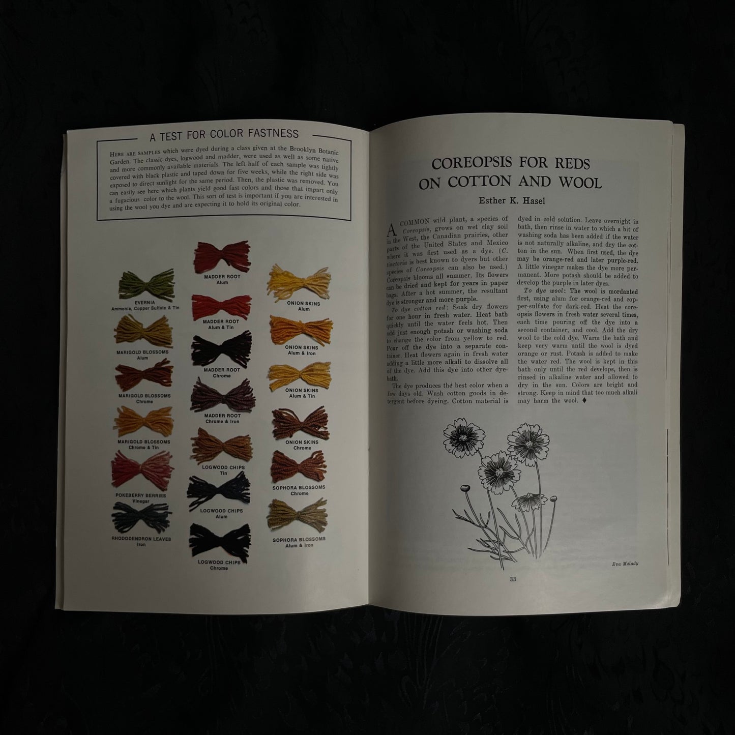 Natural Plant Dyeing Brooklyn Botanic Garden Handbook 1973