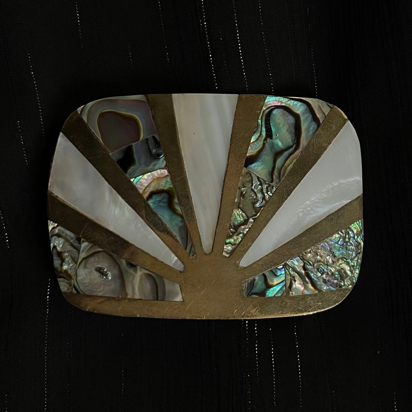 1970's Sunrise Belt Buckle