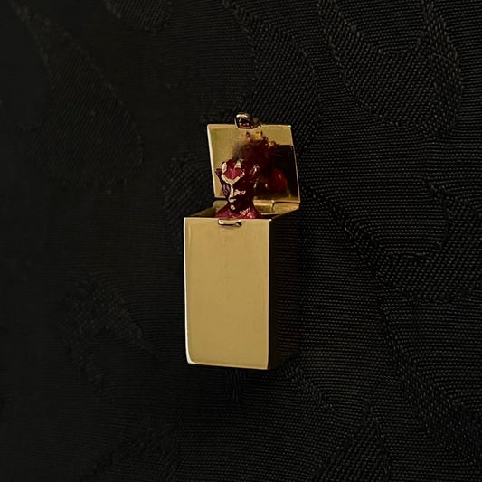 1950's 14k Gold Red Devil Mechanical Jack-in-the-Box Charm