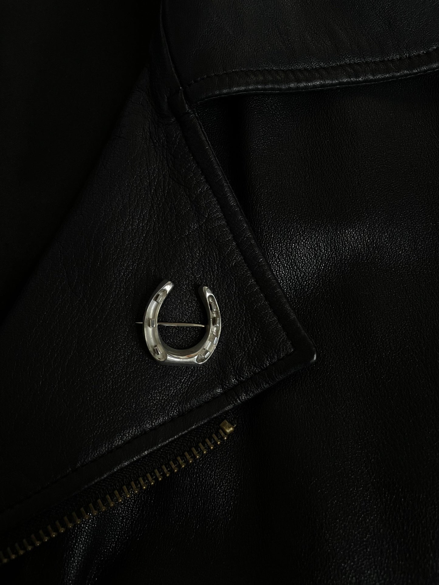 The Victorian Silver Lucky Horseshoe Pin