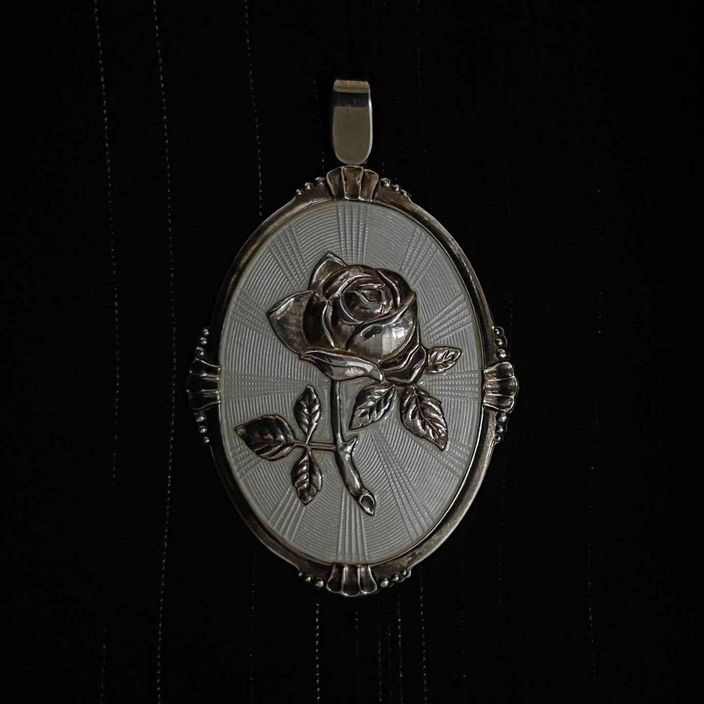 The Eternal Rose Art Deco Pendant