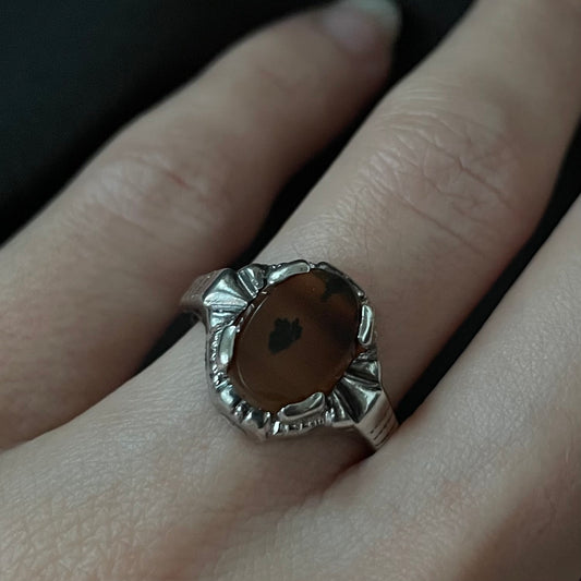 The Art Deco Human Heart Ring