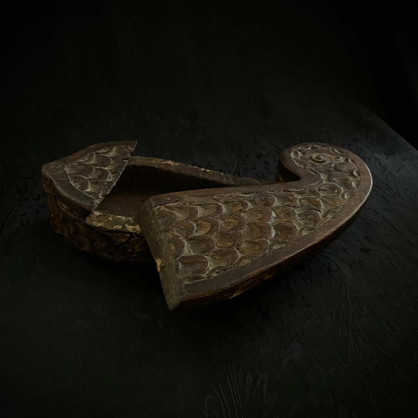 Indian Cerimonial Wooden Box 1850