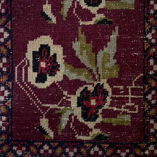 1960s Turkish Oushak Wool Rug