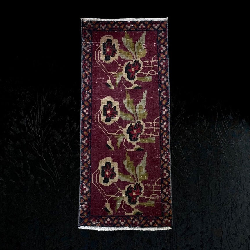 1960s Turkish Oushak Wool Rug